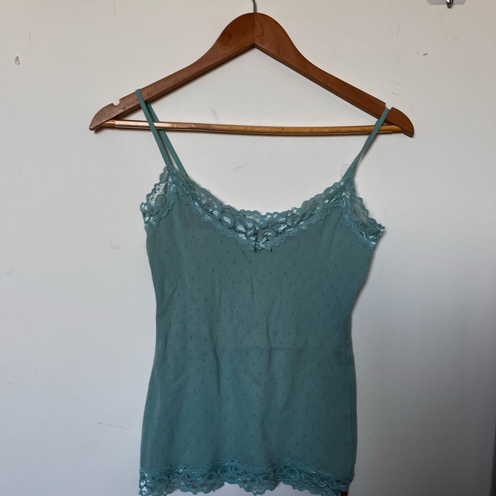 Esprit Teal Lace Camisole
